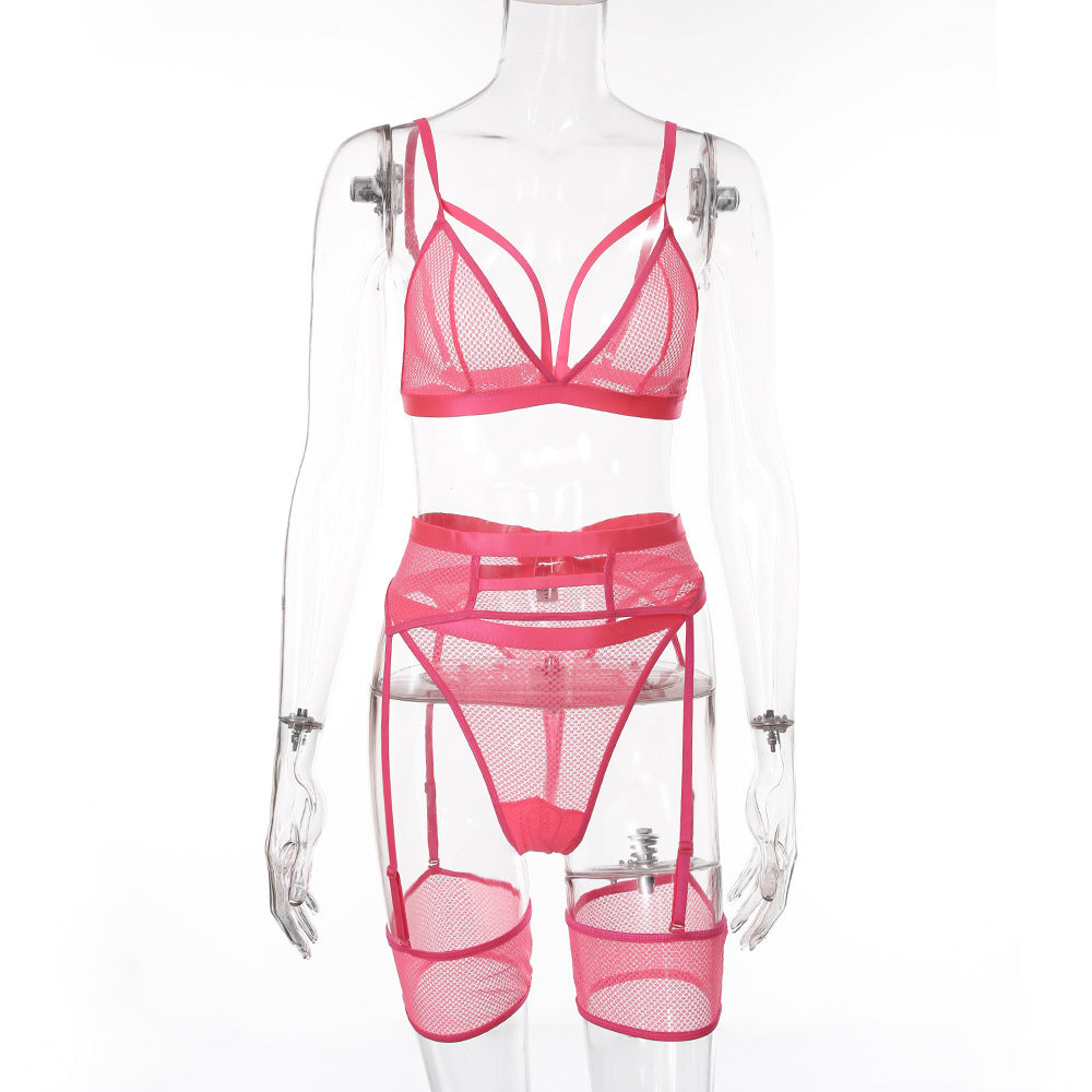 Sexy Five-Piece Set with Garter Holder