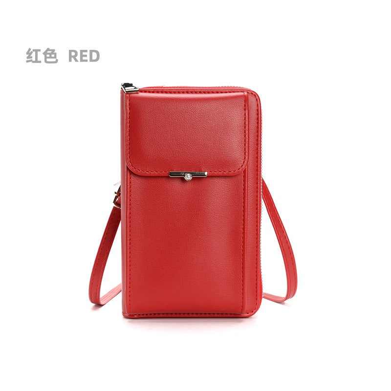 Women's Fashion Messenger Bags Small Mobile Phone Wallet Luxury Design Casual Shoulder Pocket Ladies Crossbody Purse For Female