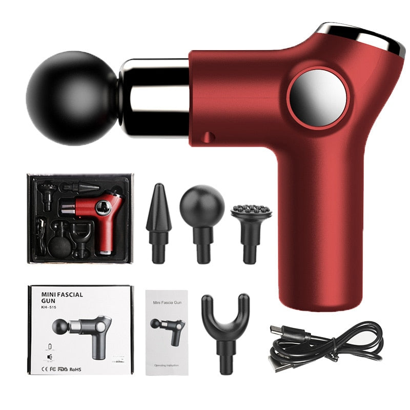 Muscle Massage Gun Mini Pocket 32 Speed vibration Electric Back neck Massager Gun For Body Deep Relief Pain Slimming Fascial gun