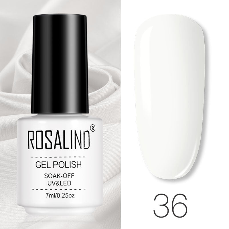 ROSALIND Gel Polish Set Manicure for Nails Semi Permanent Vernis top coat UV LED Gel Varnish Soak Off Nail Art Gel Nail Polish