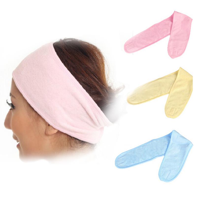 1Pc Bathing Headband Turban Shower Salon Spa Bathing Tools Hairband Headbands Washing Face Bathroom Accessories Y4