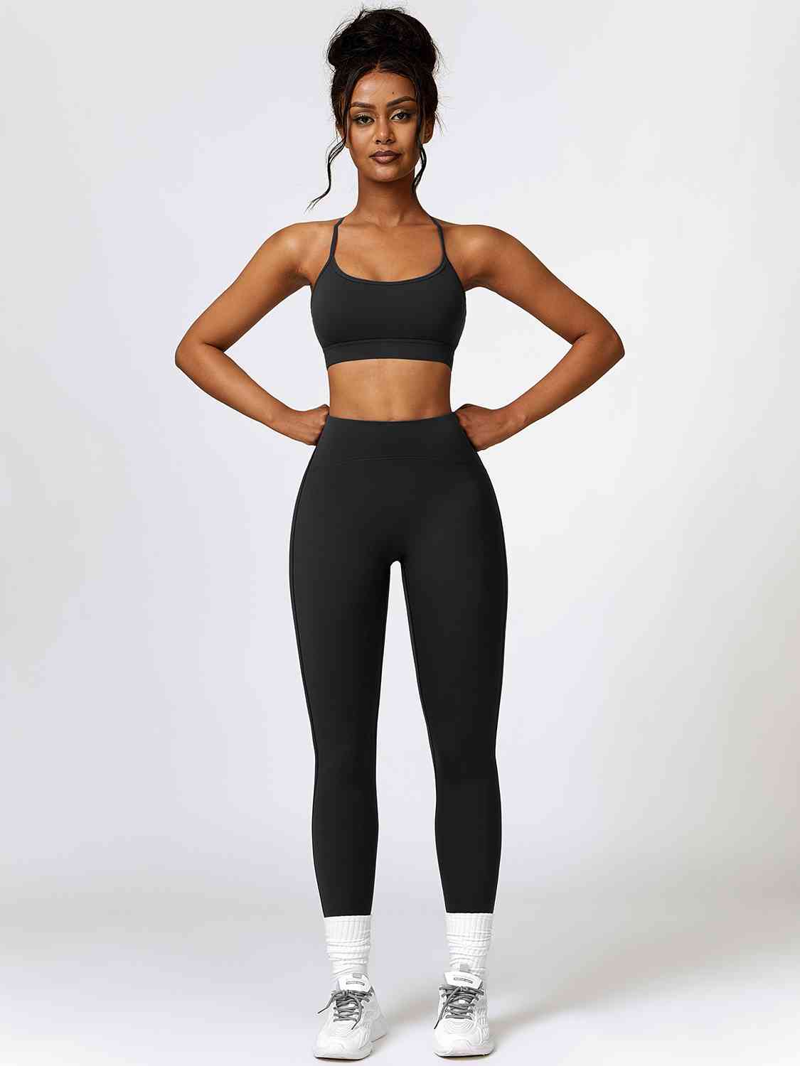 Sport Bra and Leggings Set