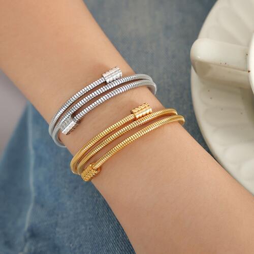 Titanium Steel Wrap Bracelet